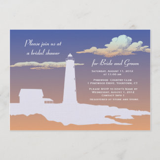 Invitation Mariage de phare/invitation faits sur commande de