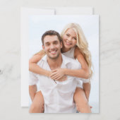 Invitation Mariage de photos minimalistes modernes (Dos)