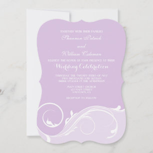 Invitation Mariage de pince florale Lavender invite