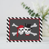 Invitation mariage de pirate (Debout devant)