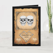 Invitation mariage de pirate (Devant)