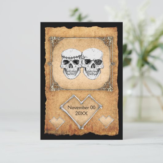Invitation mariage de pirate (Debout devant)