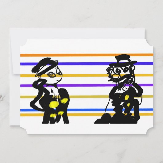 Invitation Mariage de pirates  (Devant)