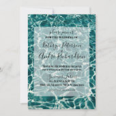 Invitation Mariage de piscine d'été (Devant)