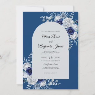 Invitation Mariage de Pivoine Saphir