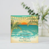 Invitation Mariage de plage (Debout devant)