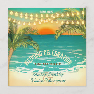 Invitation Mariage de plage