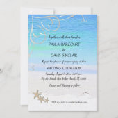 Invitation Mariage de plage (Devant)