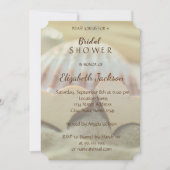 Invitation Mariage de plage,, Coquillage, Fête des mariées de (Devant)