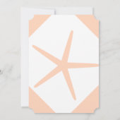 Invitation Mariage de plage de corail tropical de poisson-Sta (Dos)