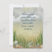 Invitation Mariage de plage d'été (Devant)