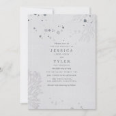 Invitation Mariage de plage élégant (Devant)