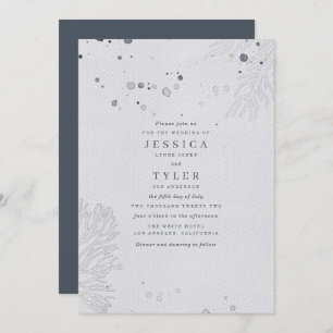 Invitation Mariage de plage élégant