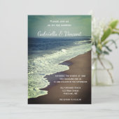 Invitation Mariage de plage et de plage (Debout devant)