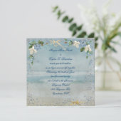 Invitation Mariage de plage nautique (Debout devant)