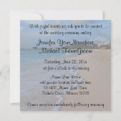 Invitation Mariage de plage romantique spécial (Devant)