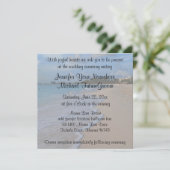 Invitation Mariage de plage romantique spécial (Debout devant)