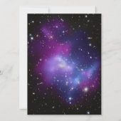 Invitation Mariage de Planétarium à grappes violettes (Dos)