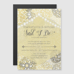Invitation Mariage de poste magnétique