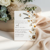 Invitation Mariage de poulet de ferme rustique