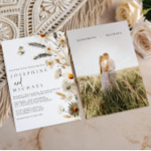 Invitation Mariage de poulet de ferme rustique