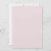 Invitation Mariage de printemps à couper le souffle aux tons (Dos)