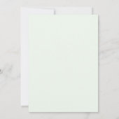 Invitation Mariage de printemps abondant sarcelle (Dos)