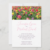 Invitation Mariage de printemps des Tulipes (Devant)