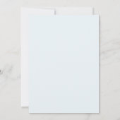 Invitation Mariage de printemps royal bleu florissant (Dos)