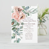 Invitation Mariage de radiance de Poppy (Debout devant)