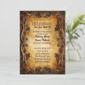 Invitation Mariage de Ranch Occidental de Style Ferme et Gran (Debout devant)