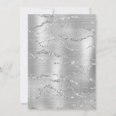 Invitation Mariage de renouvellement de voeux Silver (Dos)