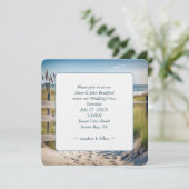 Invitation Mariage de renouvellement Vow Beach (Debout devant)