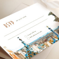 Mariage de réponse RSVP de Barcelone Insérer une d