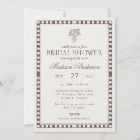 Mariage de Rêve à Carreaux Harlequin Brun