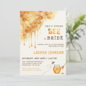 Invitation Mariage de Rêve Abeille à l'Aquarelle (Debout devant)