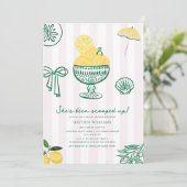 Invitation Mariage de Rêve avec Glace au Citron (Debout devant)