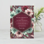 Invitation Mariage de rêve botanique en Bourgogne (Debout devant)