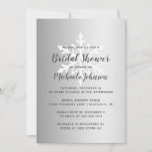 Invitation Mariage de rêve Flocon de neige d'hiver Ombre arge (Devant)