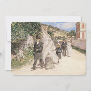 Invitation Mariage de Robinson, Impressionnisme Vintage