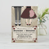 Invitation Mariage de rockabilly, mariage 5x7 * (Debout devant)