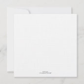 Invitation Mariage de ruban vert olive (Dos)