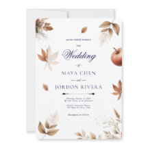 Mariage de saison de récolte d'automne