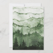 Invitation Mariage De Scène Des Monts Emeraude Sauvage (Dos)