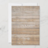 Invitation Mariage de script de script de chaîne florale viol (Dos)