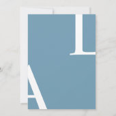 Invitation Mariage de script ultra moderne (Dos)