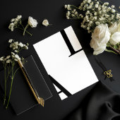Invitation Mariage de script ultra moderne