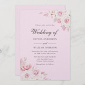 Invitation Mariage de Shimmer couleur perle brillant (Devant / Derrière)