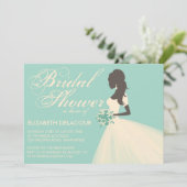 Invitation Mariage de soie Organza Gown de douche (Debout devant)