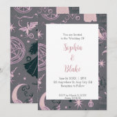 Invitation Mariage de Sorcellerie Céleste (Devant / Derrière)